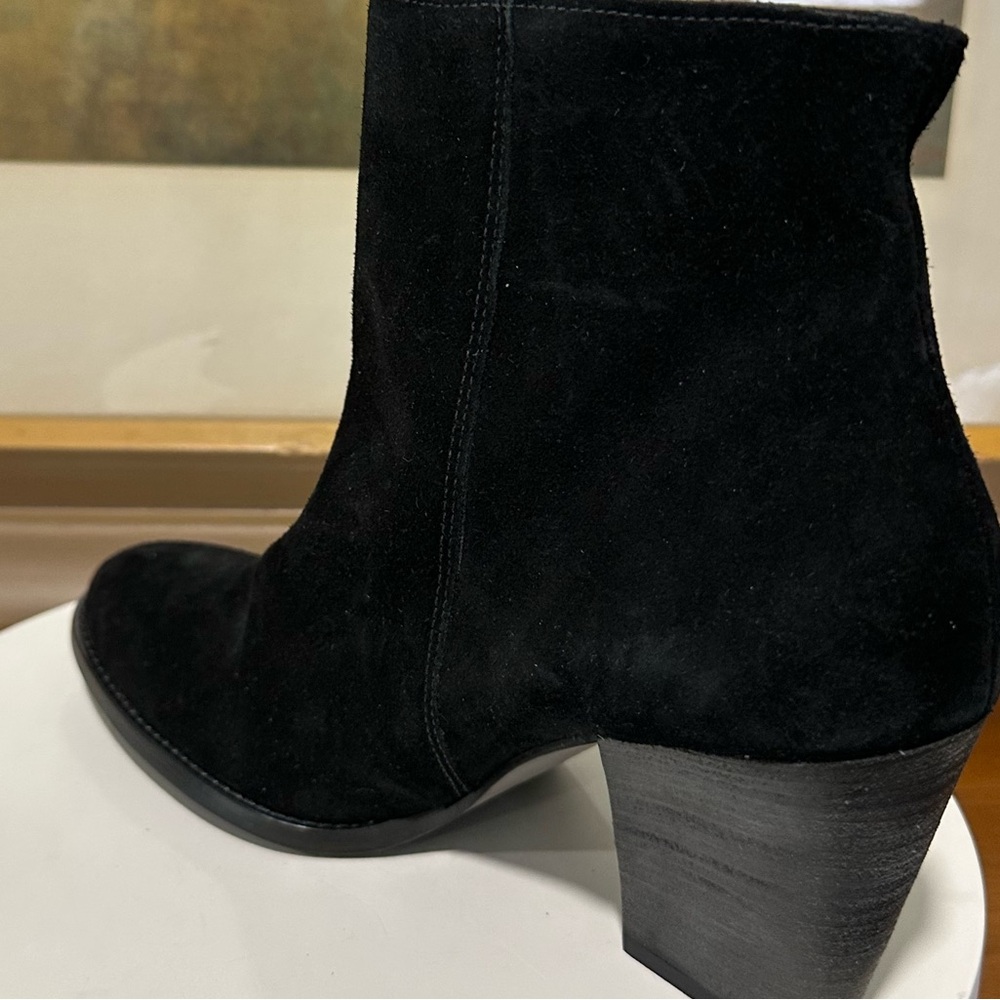 🌹PAUL GREEN🌹Reya Black Suede Bootie Size: 7.5UK - Picture 10 of 14